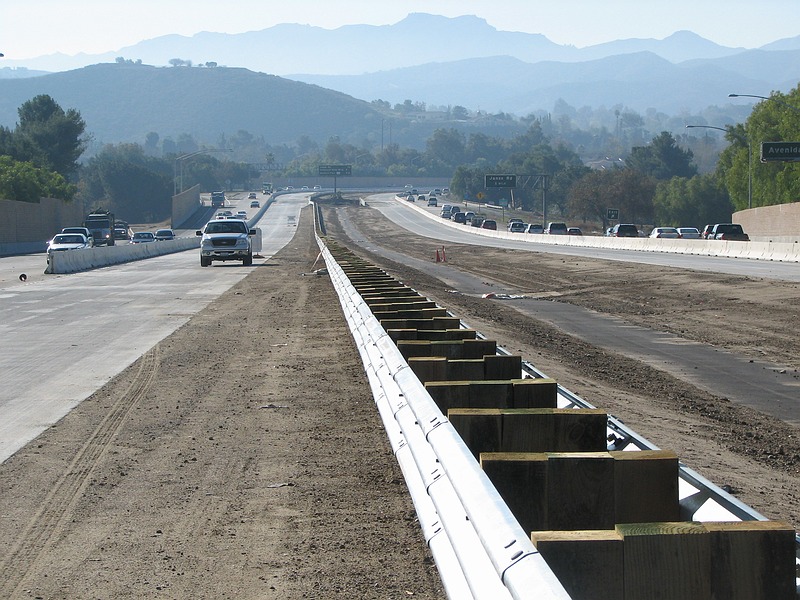 Hwy 23 Thrie Beam Barrier